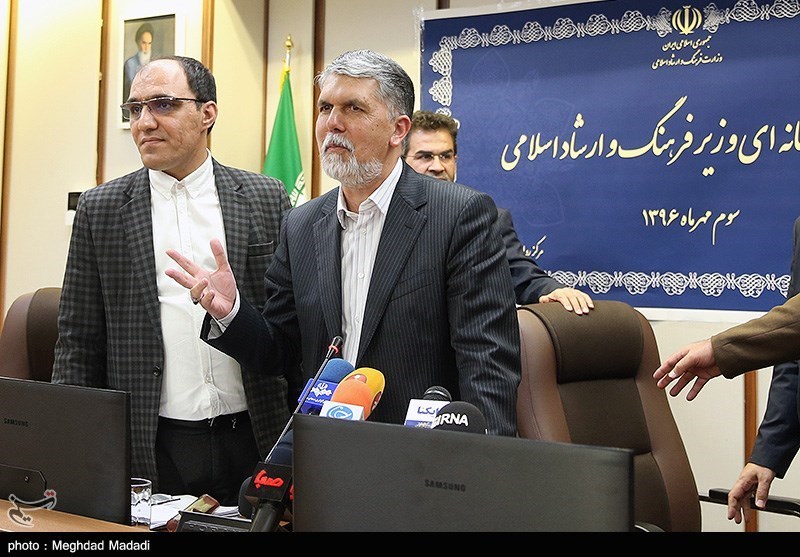 نشست خبری وزیر فرهنگ و ارشاد اسلامی