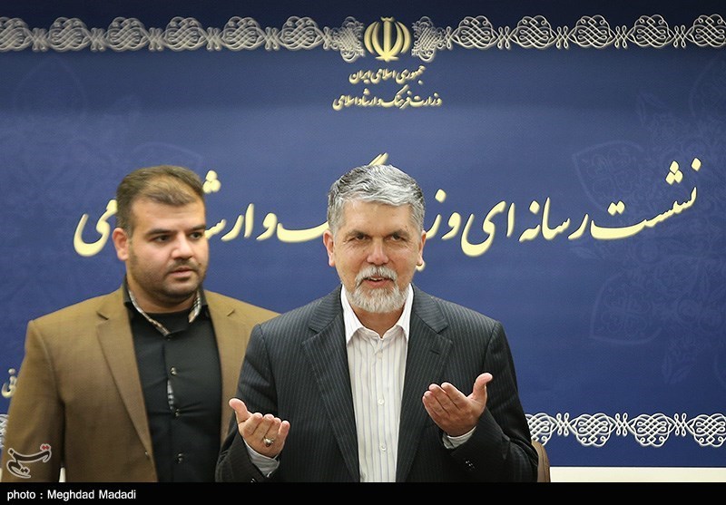 نشست خبری وزیر فرهنگ و ارشاد اسلامی