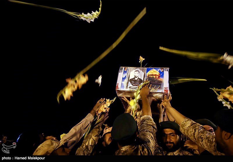 ورود پیکر شهید حججی به میهن