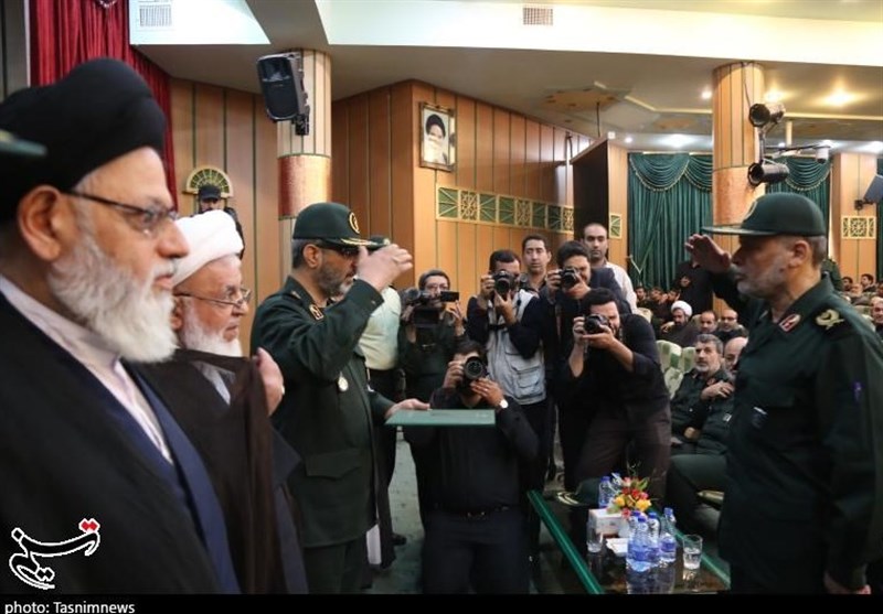 تکریم و معارفه فرماندهان پیشین و جدید سپاه الغدیر یزد