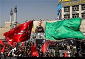 مراسم تشییع پیکر مطهر شهید محسن حججی - میدان امام حسین(ع) تهران