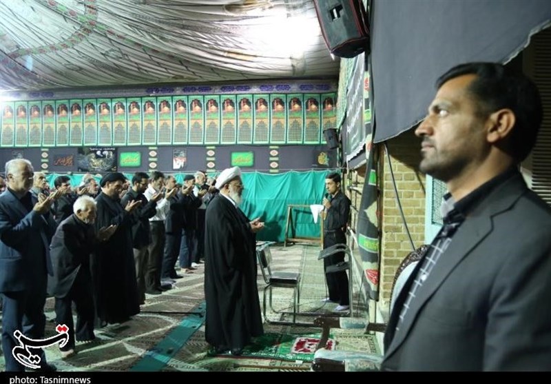 تشییع نمادین امامزاده جعفر علیه السلام یزد با حضور آیت الله ناصری یزدی