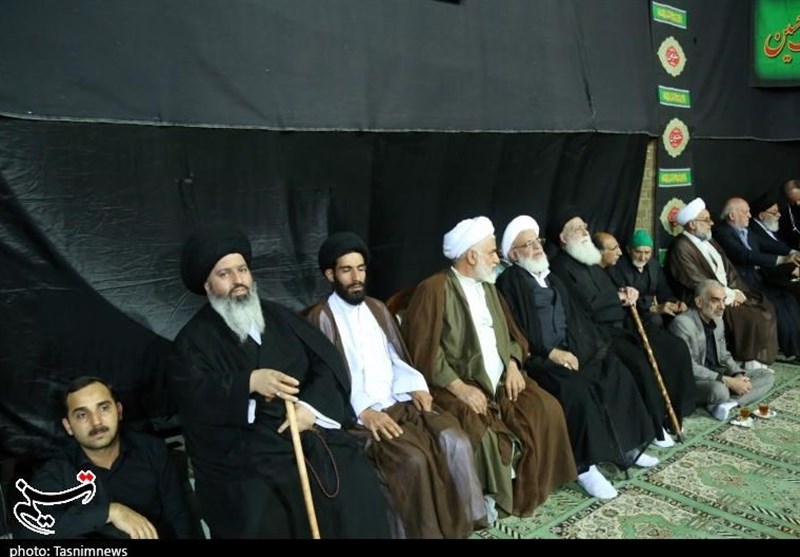 تشییع نمادین امامزاده جعفر علیه السلام یزد با حضور آیت الله ناصری یزدی