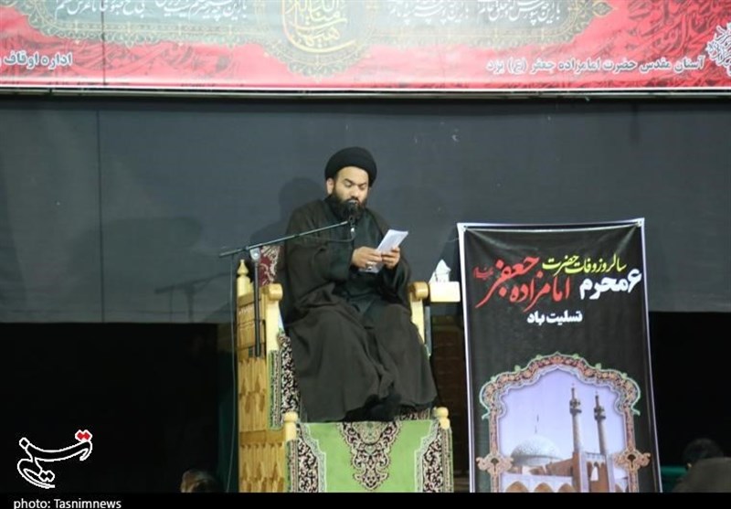 تشییع نمادین امامزاده جعفر علیه السلام یزد