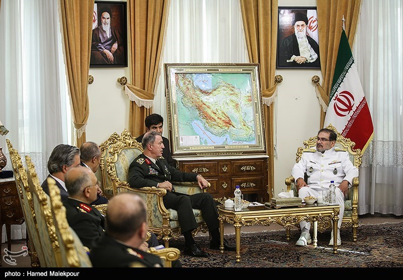 دیدار رئیس ستاد مشترک ارتش ترکیه با علی شمخانی