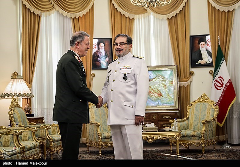 دیدار رئیس ستاد مشترک ارتش ترکیه با علی شمخانی