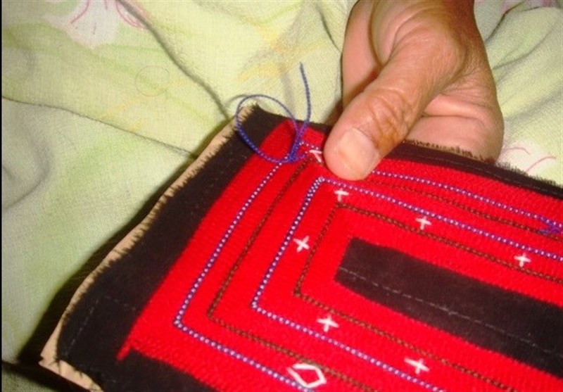 هنر برقع دورزی که اغلب توسط بانوان انجام می گیرد