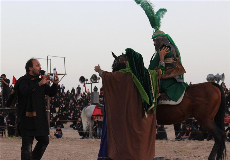 شبه خاکسپاری شهدای کربلا در نوش آباد