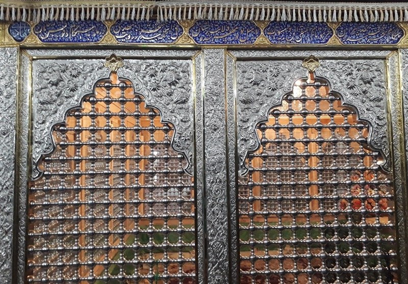 نصب ضریح جدید حرم علی بن مهزیار اهوازی