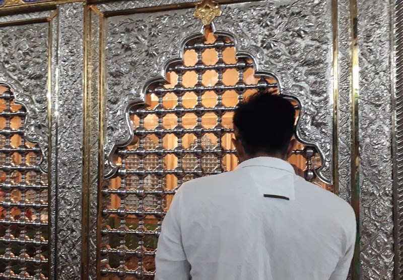 نصب ضریح جدید حرم علی بن مهزیار اهوازی