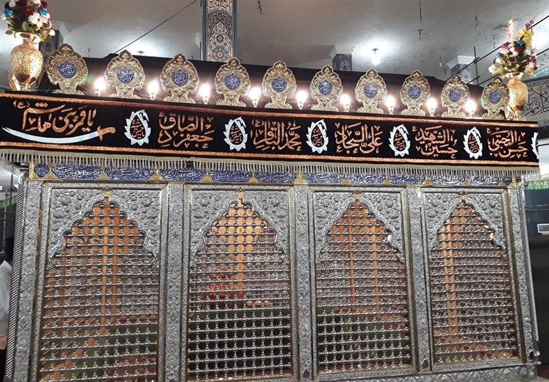 نصب ضریح جدید حرم علی بن مهزیار اهوازی