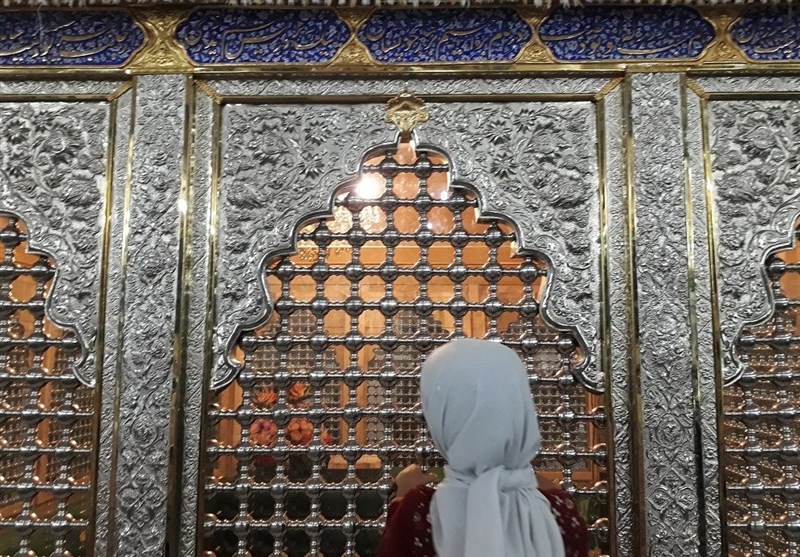 نصب ضریح جدید حرم علی بن مهزیار اهوازی