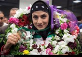 استقبال از مریم هاشمی قهرمان ووشو - کرمانشاه