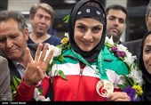 استقبال از مریم هاشمی قهرمان ووشو - کرمانشاه