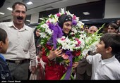 استقبال از مریم هاشمی قهرمان ووشو - کرمانشاه