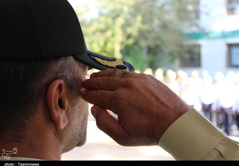 صبحگاه مشترک نیروی انتظامی کاشان