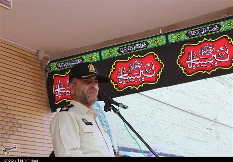 صبحگاه مشترک نیروی انتظامی کاشان