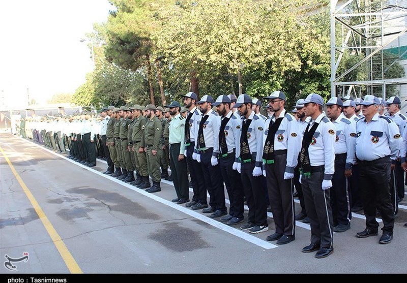 صبحگاه مشترک نیروی انتظامی کاشان