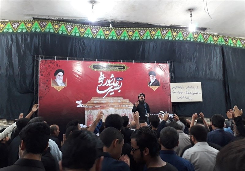 نوحه خوانی نزار قطری در بزرگداشت شهید مدافع حرم 