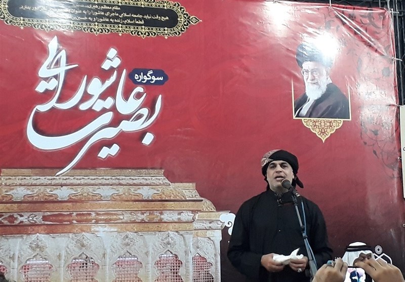 نوحه خوانی نزار قطری در بزرگداشت شهید مدافع حرم 