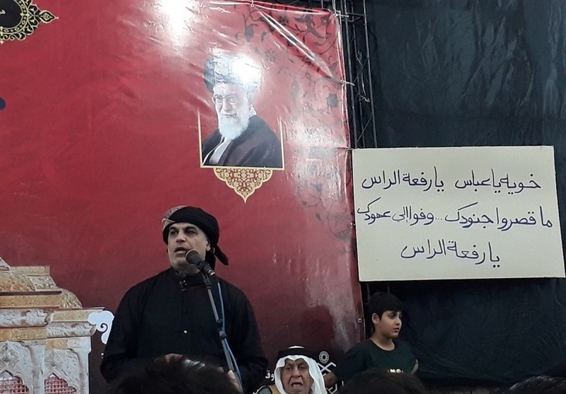 نوحه خوانی نزار قطری در بزرگداشت شهید مدافع حرم 