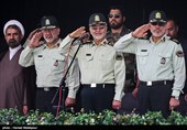 سردار اسکندر مومنی جانشین فرمانده ناجا در گردهمایی یگان‌های حفاظت نیروی انتظامی