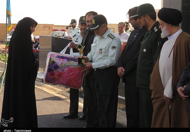 صبحگاه مشترک هفته نیروی انتظامی دامغان