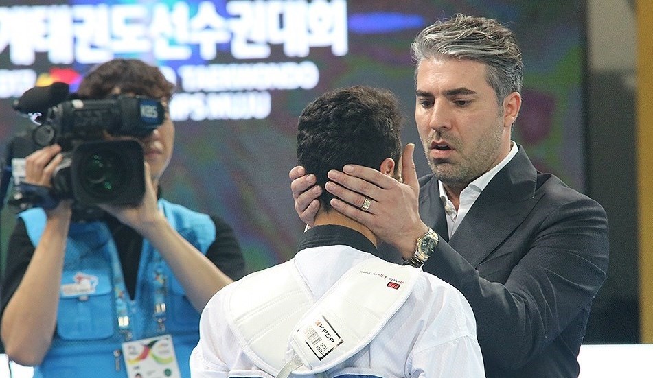 مهدی بی باک , تکواندو ایران , تکواندو , فوتبال ,