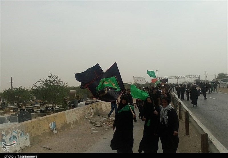 پیاده روی اربعین در طریق‌الحسین(ع) 