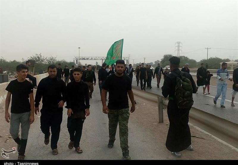 پیاده روی اربعین در طریق‌الحسین(ع) 