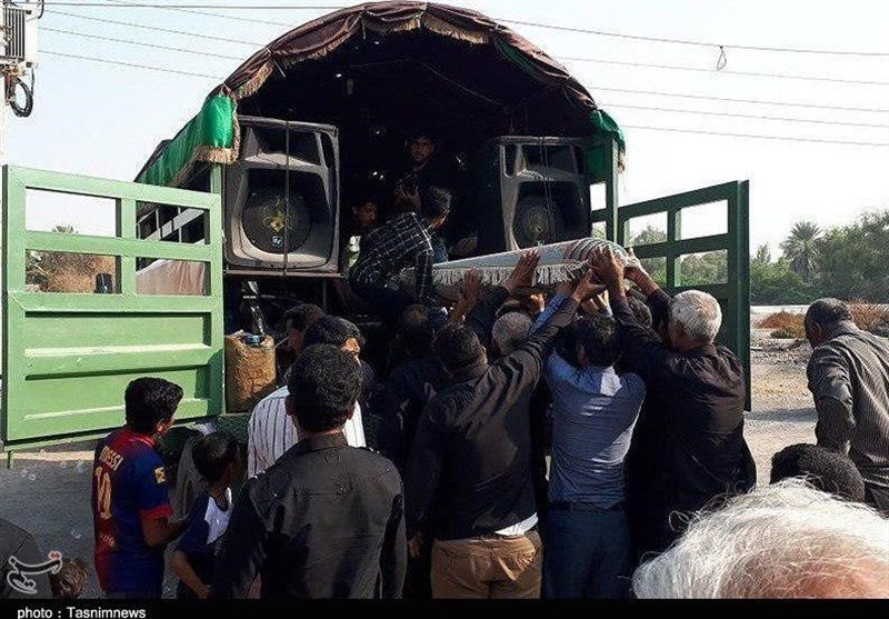 مراسم انتقال فرش سید الشهدا ع میناب