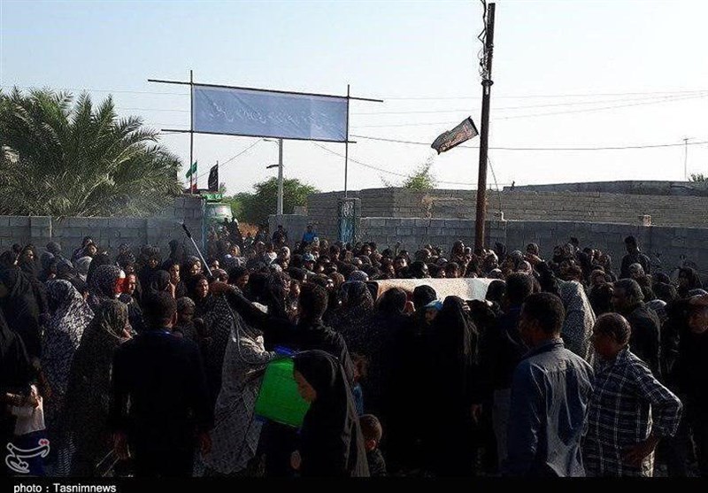 مراسم انتقال فرش سید الشهدا ع میناب