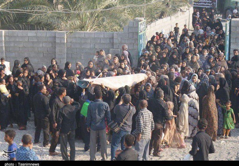 مراسم انتقال فرش سید الشهدا ع میناب