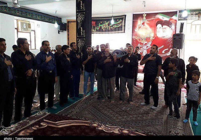 مراسم انتقال فرش سید الشهدا ع میناب