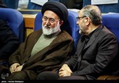 حجت‌الاسلام سیدعلی قاضی عسگر نماینده ولی فقیه و سرپرست حجاج ایرانی در گردهمایی دست‌اندرکاران مراسم اربعین حسینی(ع)