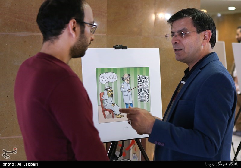 افتتاح نمایشگاه کاریکاتور خلیج همیشه فارس