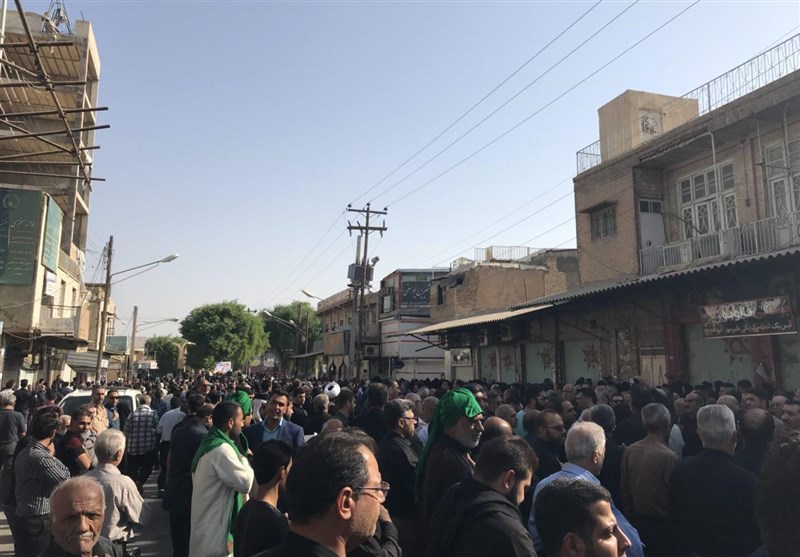 تشییع پیکر زنده‌یاد محمدعلی شیخ در شوشتر