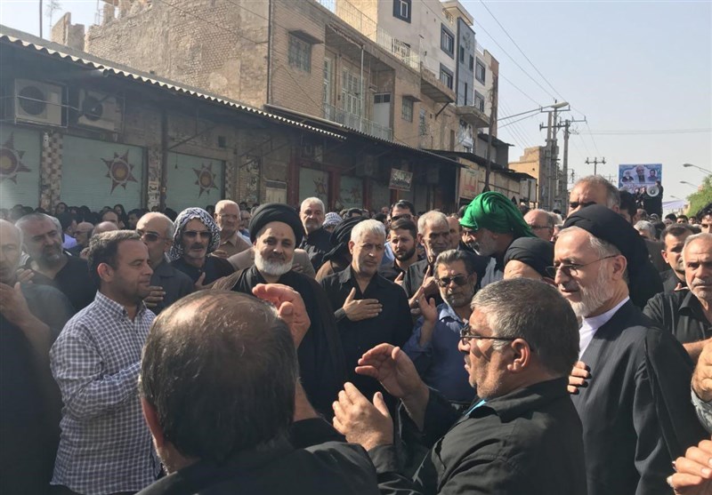 تشییع پیکر زنده‌یاد محمدعلی شیخ در شوشتر