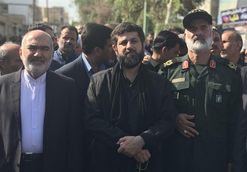 تشییع پیکر زنده‌یاد محمدعلی شیخ در شوشتر