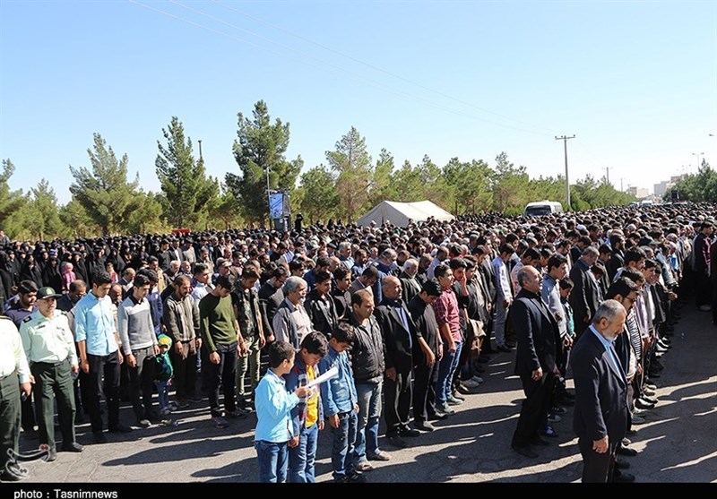 تشییع سه شهید گمنام در دامغان 27 مهر 96