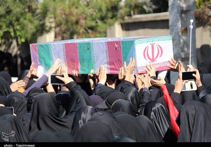 تشییع سه شهید گمنام در دامغان 27 مهر 96