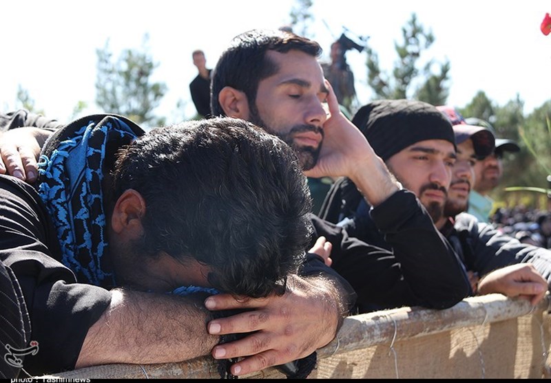 جلوه‌های ناب دلدادگی در آئین خاکسپاری 3 شهید گمنام دامغان به‌روایت تصویر