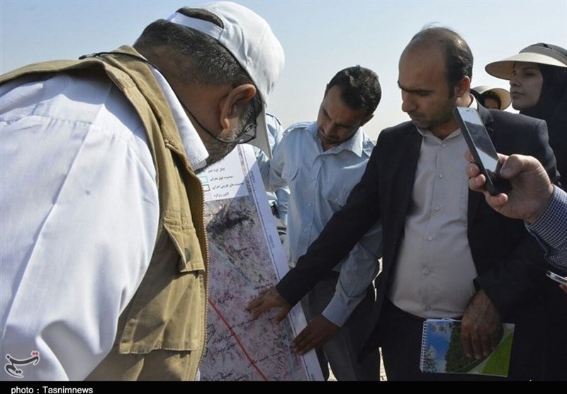 بازدید از پروژه مهار ریزگردهای داخلی استان خوزستان 