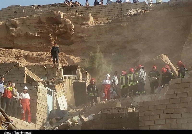 رانش کوه در منطقه منبع‌آب اهواز به روایت تصویر