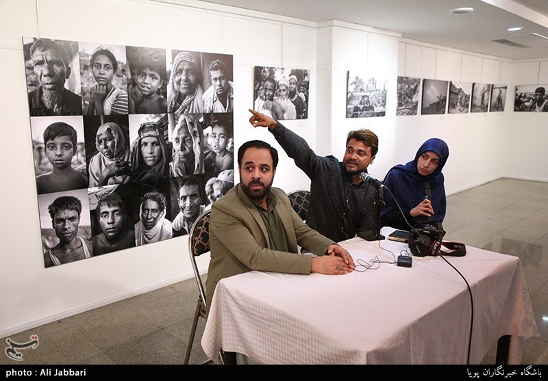 رونمایی تابلو یالثارات الحسین و نمایشگاه عکس میانمار و