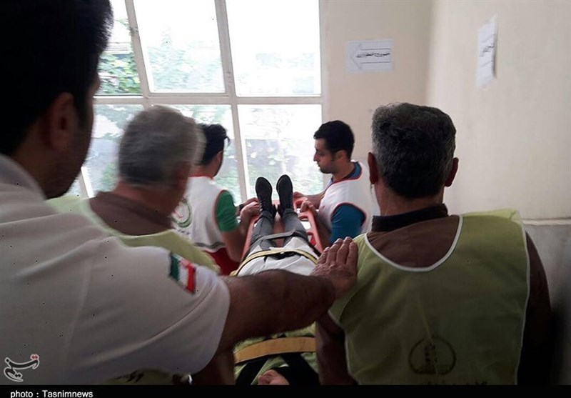 مانور امدادی در رشت