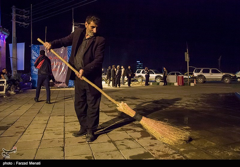 پذیرایی از زایران اربعین -کرمانشاه