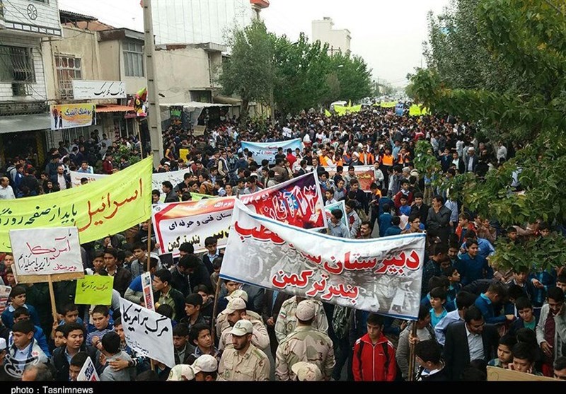 فریاد استکبارستیزی مردم استان گلستان به روایت تصویر