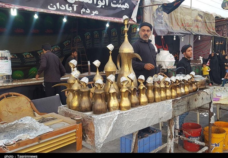 قهوه رایگان برای زوار