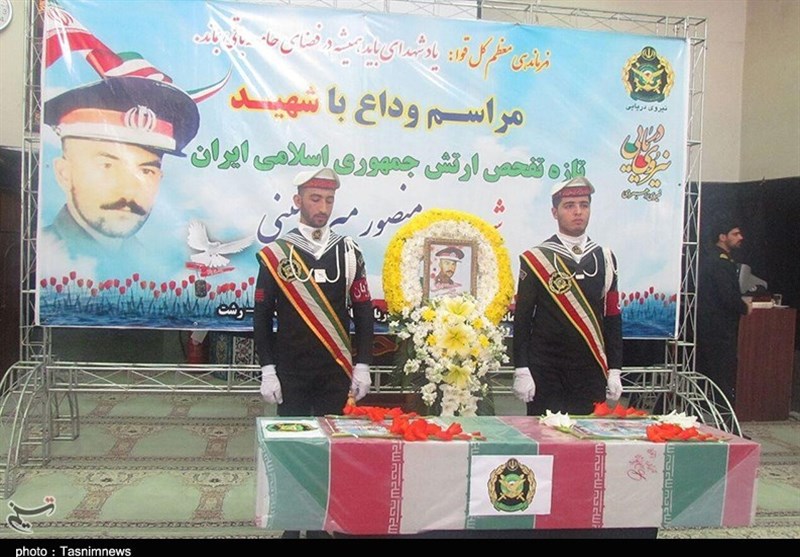 وداع با شهید تازه تفحص شده گیلانی